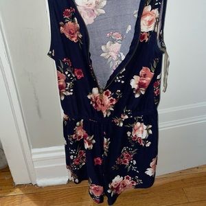 Shorts Floral Romper